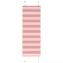 Klostuotos žaliuzės, rožinės, 50x100 cm, audinys, plotis 49,4 cm, poliesteris