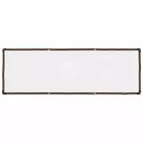 Skaidrus brezentas su kilpelėmis, 1x3 m, polietilenas