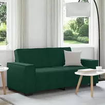 Dvivietė sofa, tamsiai žalia, 180x78x84 cm, aksomas