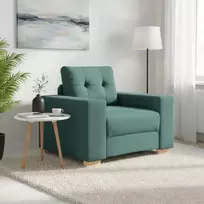 Sofa-kėdė, tamsiai žalia, 100x78x80cm, audinys