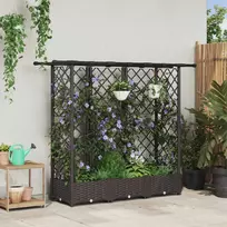 Pakeltas lovas su trelėmis ir stogu Ruda 164 x 40 x 123 cm PP