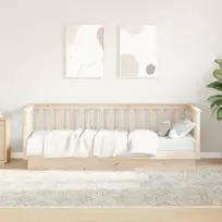 Dienos lova be čiužinio, 90x200 cm, pušies masyvas