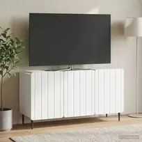 Televizoriaus spintelė Balta 99 x 34,5 x 52 cm Apdirbta mediena