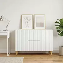 Kabalas su stalčių Balta 89 x 34,5 x 60 cm Apdirbta mediena