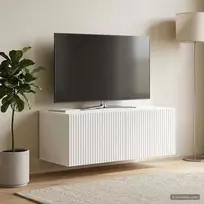 Sieninė TV spintelė Balta 78,5 x 41 x 30 cm Apdirbta mediena