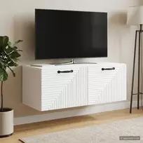 Sieninė TV spintelė Balta 78,5 x 41 x 30 cm Apdirbta mediena