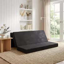 Sulankstomas Sofos Lova 180 x 67 x 45 cm Juoda