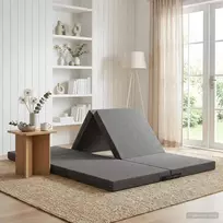 Sulankstomas Sofos Lova 140 x 67 x 45 cm Šviesiai pilka