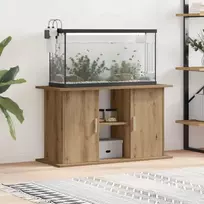Akvariumo stovas, ąžuolo spalvos, 101x41x58cm, inžinerinė mediena