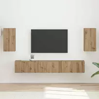 TV spintelių komplektas 5 pcs Amatininkų ąžuolas