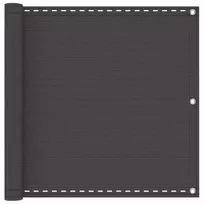 Balkono Ekranas Antracito 75 x 1000 cm HDPE ir aliuminis