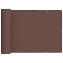 Balkono privatumo ekranas 200 x 800 cm Audinys su PU danga Ruda