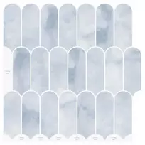 Pūkuota plytelė 50 pcs Šviesiai mėlyna 30 x 30 cm