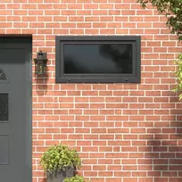 Požeminio lango RISOR 110 x 70 cm PVC ir stiklas Antracito