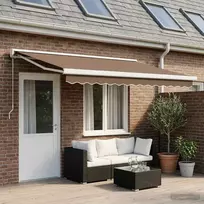 Pavėsinė Taupe 500 × 300 cm Poliesteris ir aliuminis