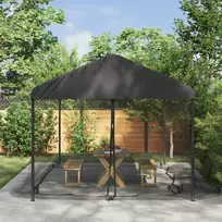 Uodų tinklelį pavėsinei 220 tinklas Juoda 6 x 3 x 2 m
