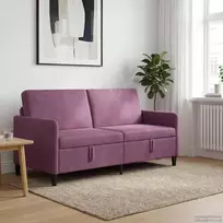 Sofa su saugojimo vieta Violetinė 172 x 78 x 87 cm Poliesteris