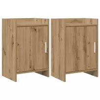 Naktiniai staliukai 2 pcs Artisano ąžuolo 40 x 30 x 60 cm