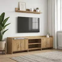 Televizoriaus spintelė 168 x 33 x 47 cm Artisano ąžuolo