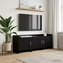 Televizoriaus spintelė 130 x 33 x 47 cm Juodojo ąžuolo