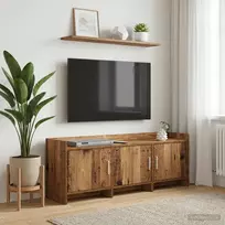 Televizoriaus spintelė 130 x 33 x 47 cm Sendintos medienos