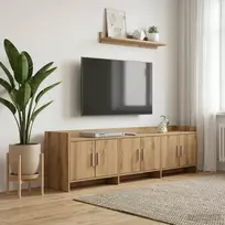Televizoriaus spintelė 168 x 33 x 47 cm Artisano ąžuolo