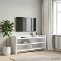 Televizoriaus spintelė 100 x 33 x 47 cm Balta Apdirbta mediena