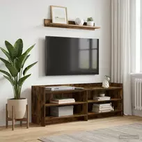 Televizoriaus spintelė 135 x 33 x 47 cm Dūminio ąžuolo