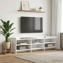 Televizoriaus spintelė 168 x 33 x 47 cm Balta Apdirbta mediena