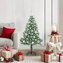 Dirbtinė Kalėdų Eglė Su Sniegu ir LED Šviesa su 150 LED 120 cm