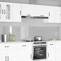 Virtuvės atbraila 2 pcs Skaidrus 120 x 50 cm grūdintas stiklas