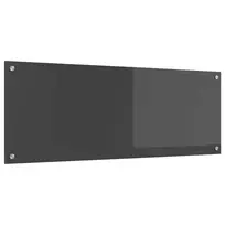 Virtuvės atbraila Tamsiai pilka 110 x 40 cm grūdintas stiklas