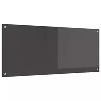 Virtuvės atbraila Tamsiai pilka 120 x 50 cm grūdintas stiklas