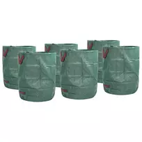 Sodo atliekų maišai 12 pcs Žalia 66 x 66 x 83,5 cm
