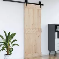 Duris NARVIK Natūrali 80 x 210 cm Kietos pušies medžio durys