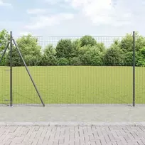 Tvorelių stulpas su betono pamatu 7 vnt. Pilka