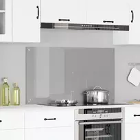 Virtuvės atbraila Šviesiai pilka 110 x 60 cm grūdintas stiklas