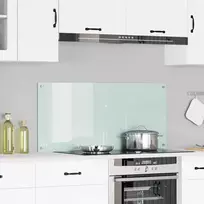 Virtuvės atbraila Balta 110 x 50 cm grūdintas stiklas