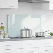 Virtuvės atbraila Pienas 100 x 50 cm grūdintas stiklas