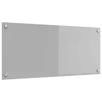 Virtuvės atbraila Šviesiai pilka 90 x 40 cm grūdintas stiklas