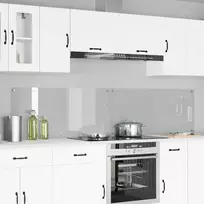 Virtuvės atbraila 2 pcs Skaidrus 110 x 50 cm grūdintas stiklas