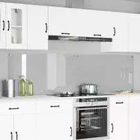 Virtuvės atbraila 2 pcs Skaidrus 110 x 60 cm grūdintas stiklas