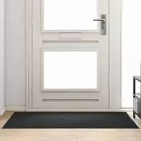 Durų kilimėlis Juoda 90 x 150 cm 100% poliamidas