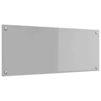 Virtuvės atbraila Šviesiai pilka 100 x 40 cm grūdintas stiklas