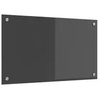 Virtuvės atbraila Tamsiai pilka 70 x 40 cm grūdintas stiklas