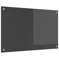 Virtuvės atbraila Tamsiai pilka 80 x 50 cm grūdintas stiklas