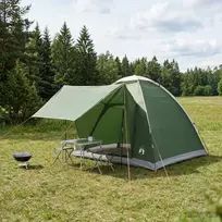 Kempingo palapinė Žalia 2 asmenims Poliesteris ir plienas