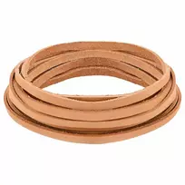 Odinis diržas Šviesiai rudas 500 x 0,8 cm Oda