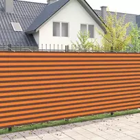 Balkono privatumo ekranas 180 x 600 cm Audinys su PU danga