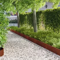Vejo kraštas 20 pcs 103 x 20 cm Plienas Rūdijanti